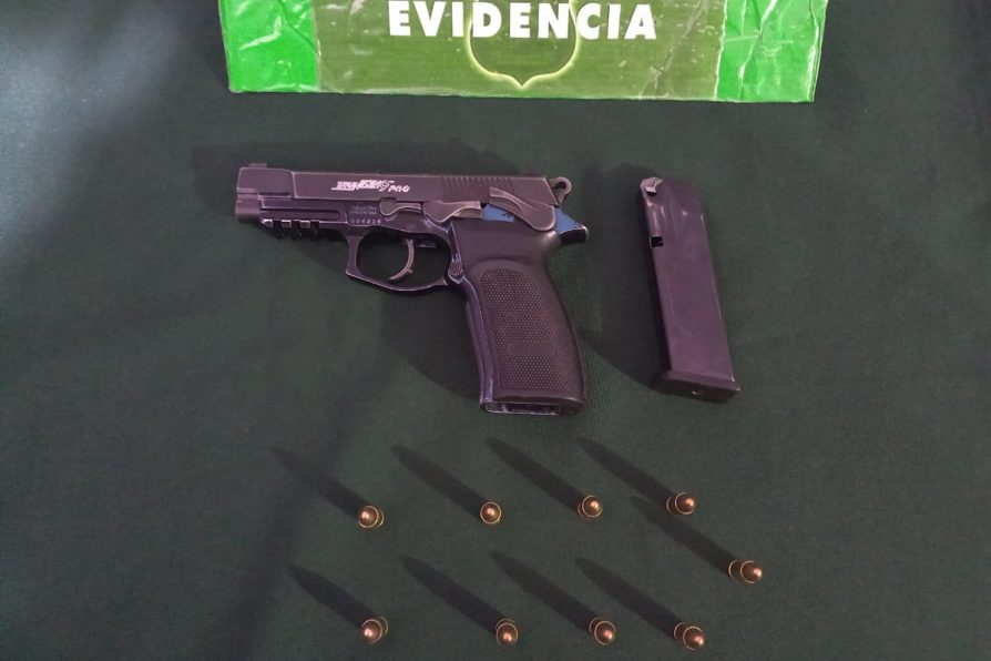 Seis  detenidos, tres armas de fuego incautadas y un vehículo recuperado en 24 horas