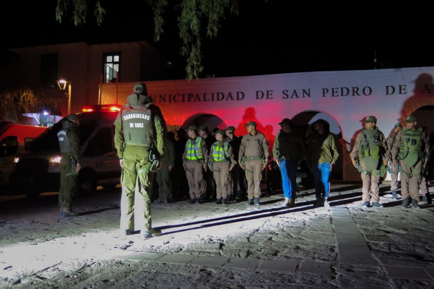 <strong>Detección de fiesta clandestina y cinco detenidos dejó  fiscalización y Ronda Impacto en San Pedro de Atacama</strong>