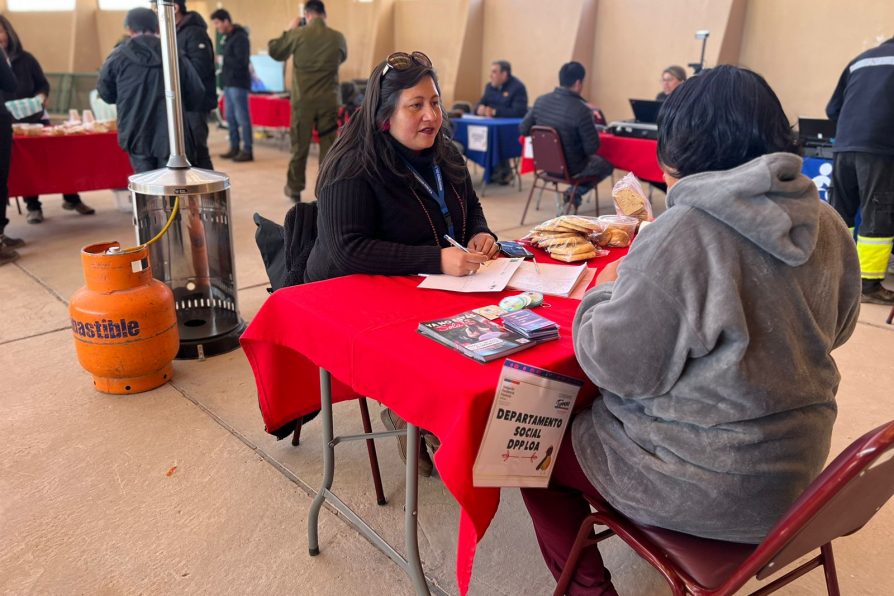 Plaza Ciudadana del programa Gobierno en Terreno acercó servicios públicos a la comunidad en Ollagüe