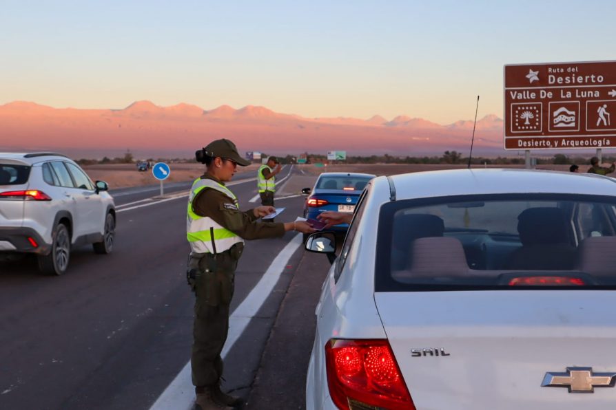 Fiestas Patrias: Amplio despliegue policial y reforzamiento en controles y fiscalización en la provincia El Loa