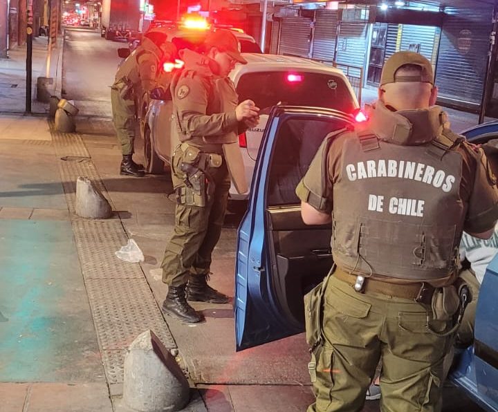 Ronda extraordinaria dejó seis detenidos y dos vehículos sacados de circulación en Calama