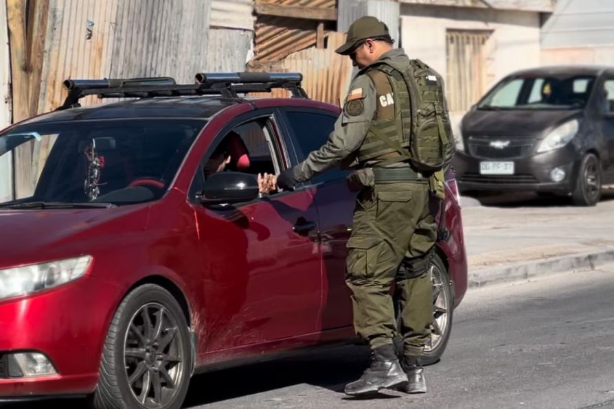 Cinco detenidos y más de 300 controles se registraron en Intervención de Alto Riesgo en Calama