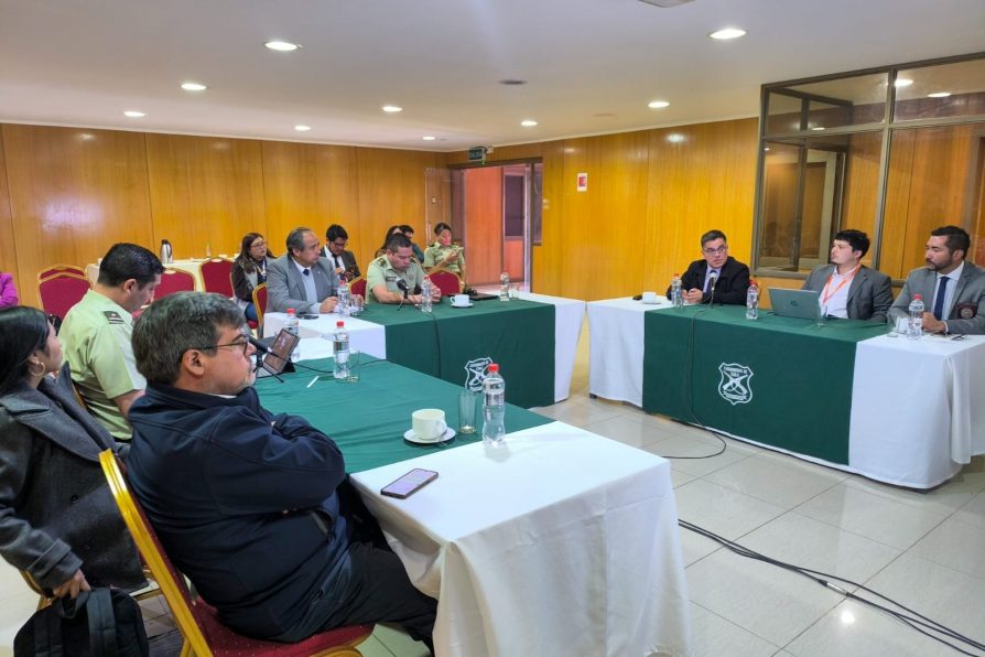 Sesión STOP trimestral analiza baja en delitos y refuerza foco en seguridad escolar en la provincia de El Loa